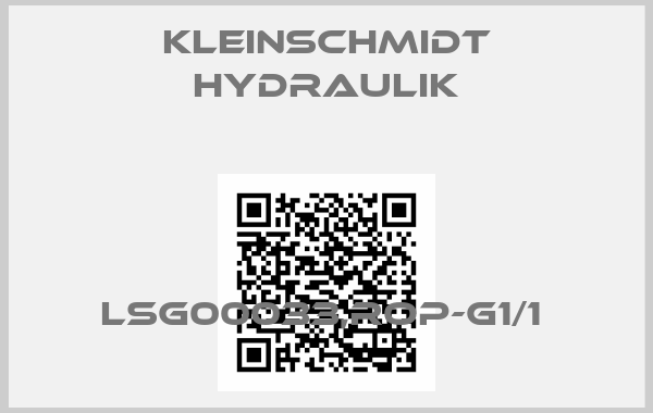 Kleinschmidt Hydraulik-LSG00033,ROP-G1/1 