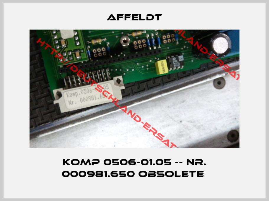 AFFELDT-Komp 0506-01.05 -- Nr. 000981.650 obsolete 