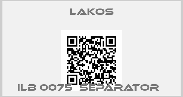 Lakos-ILB 0075  Separator  