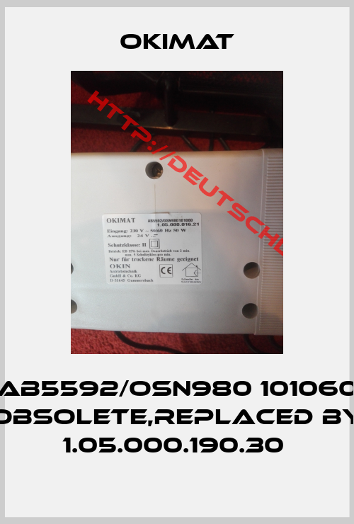 OKIMAT-AB5592/OSN980 101060 obsolete,replaced by 1.05.000.190.30 