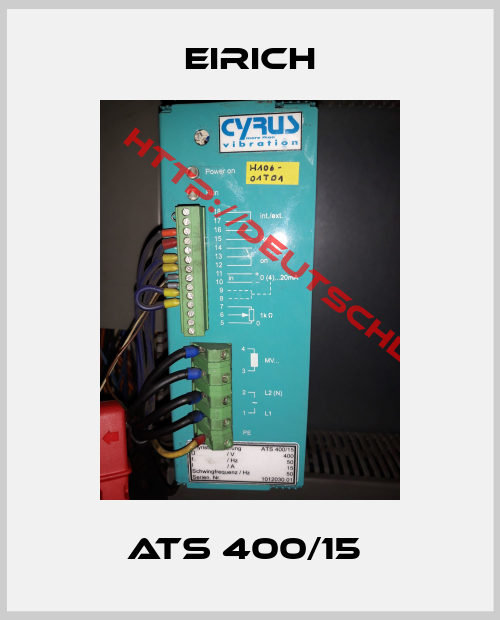 EIRICH-ATS 400/15 