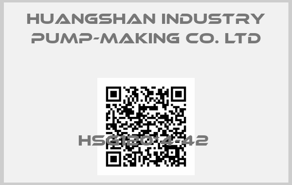 HUANGSHAN INDUSTRY PUMP-MAKING CO. LTD-HSG120*4-42 