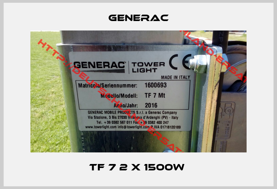 GENERAC-TF 7 2 x 1500W 