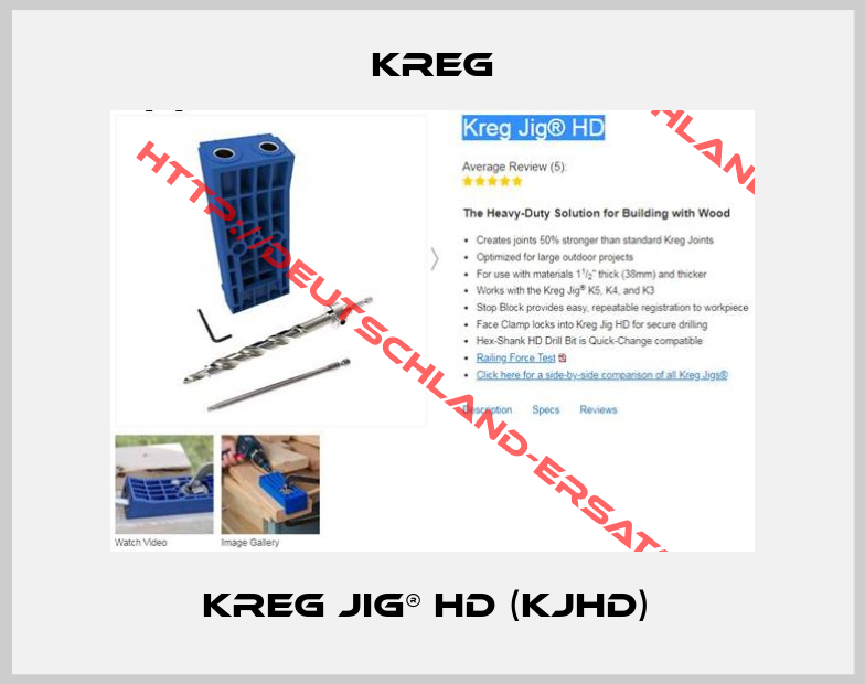 Kreg-Kreg Jig® HD (KJHD) 