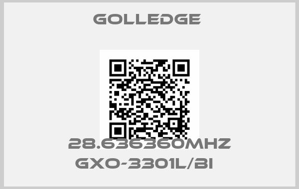 Golledge -28.636360MHz GXO-3301L/BI  