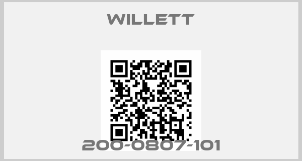 WILLETT-200-0807-101