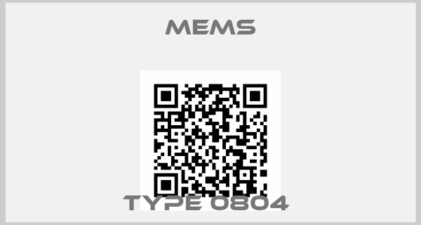 MEMS-type 0804 
