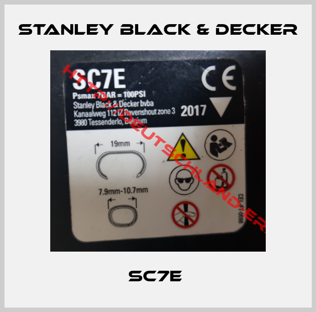 Stanley Black & Decker-SC7E 