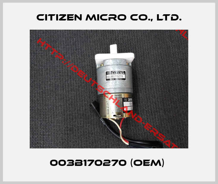 Citizen Micro Co., Ltd.-003B170270 (OEM) 