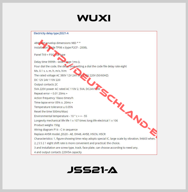WUXI-JSS21-A 