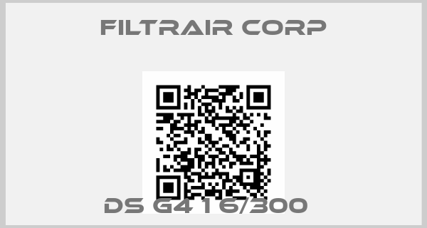 Filtrair Corp-DS G4 1 6/300  