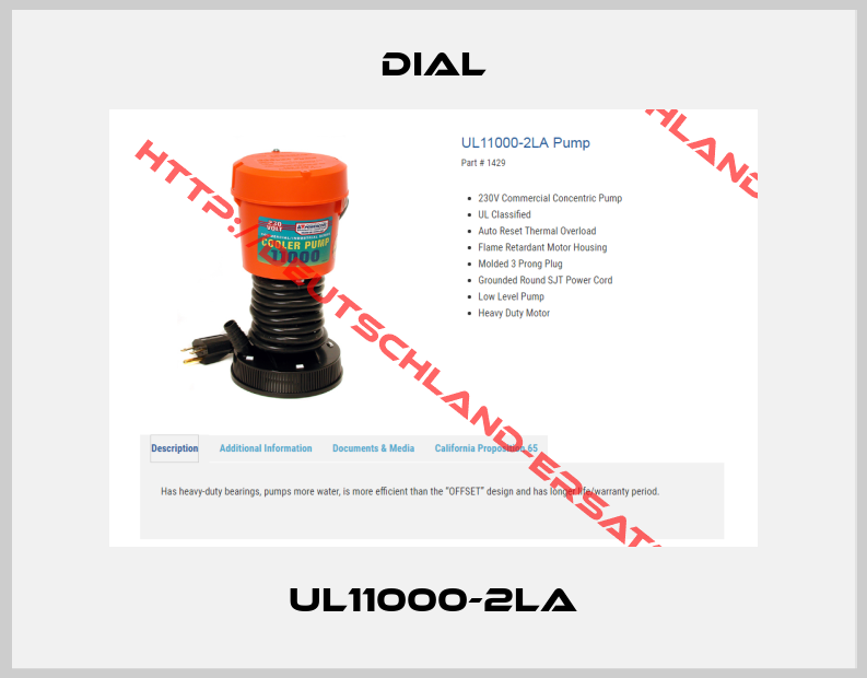 Dial-UL11000-2LA