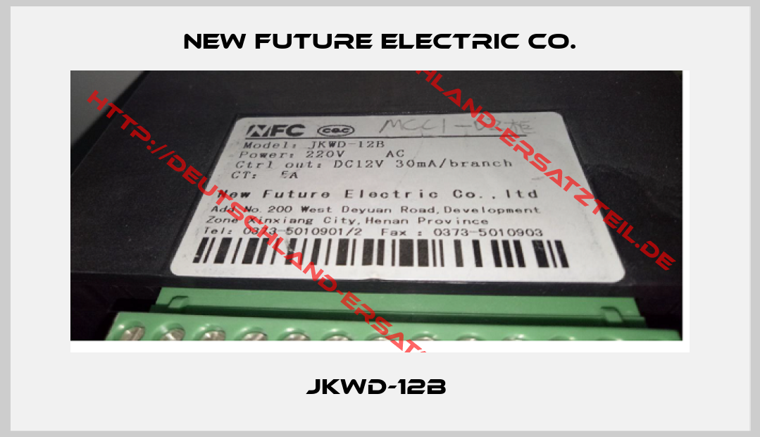 New Future Electric Co.-JKWD-12B 