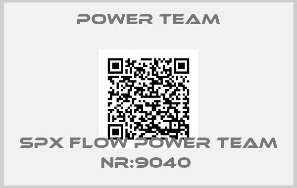 Power team-SPX Flow Power Team NR:9040 