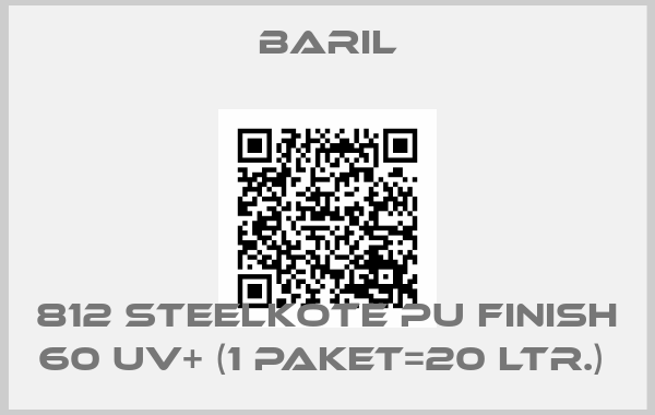Baril-812 SteelKote PU Finish 60 UV+ (1 paket=20 ltr.) 