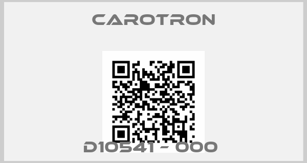 CAROTRON-D10541 – 000 