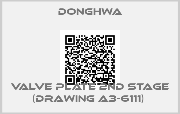 DONGHWA-VALVE PLATE 2ND STAGE (DRAWING A3-6111) 