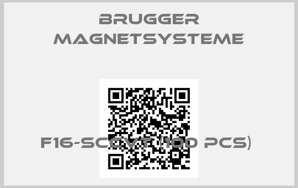 BRUGGER MAGNETSYSTEME-F16-SCCvT (100 pcs) 