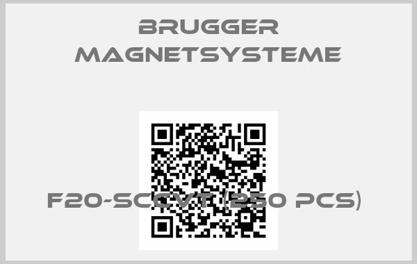 BRUGGER MAGNETSYSTEME-F20-SCCvT (250 pcs) 