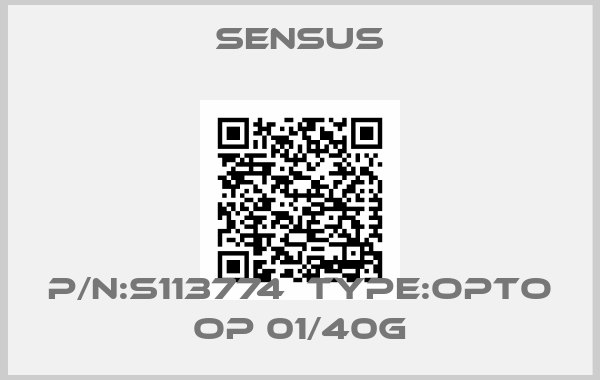 Sensus-P/N:S113774  Type:Opto OP 01/40G