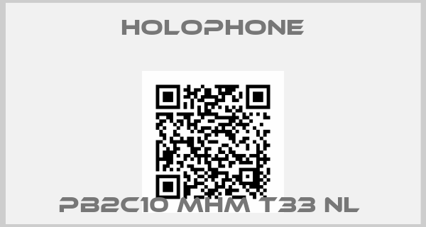 HOLOPHONE-PB2C10 MHM T33 NL 