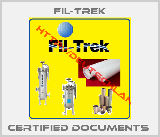 FIL-TREK-Certified documents 