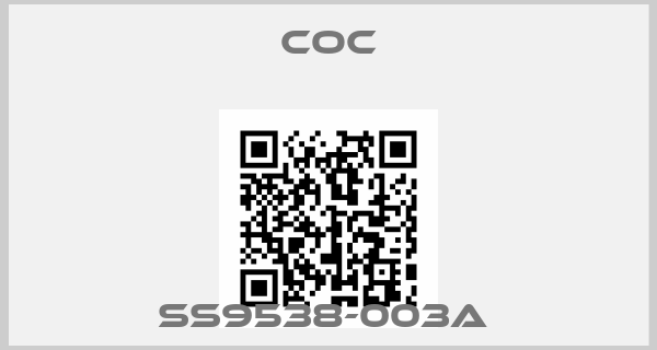 COC-SS9538-003A 