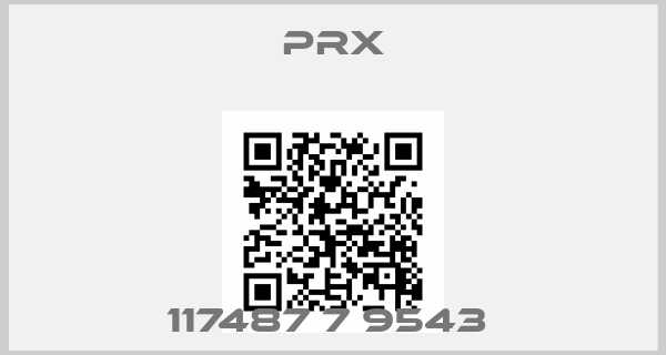 Prx-117487 7 9543 