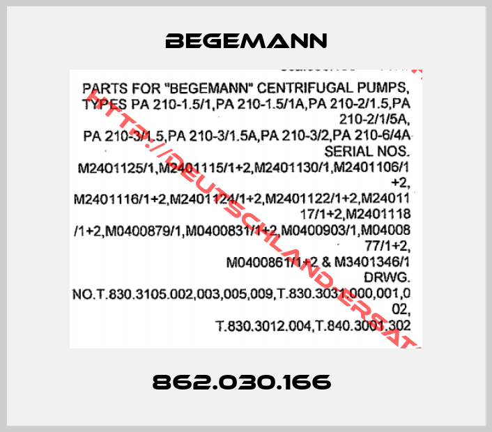 BEGEMANN-862.030.166 
