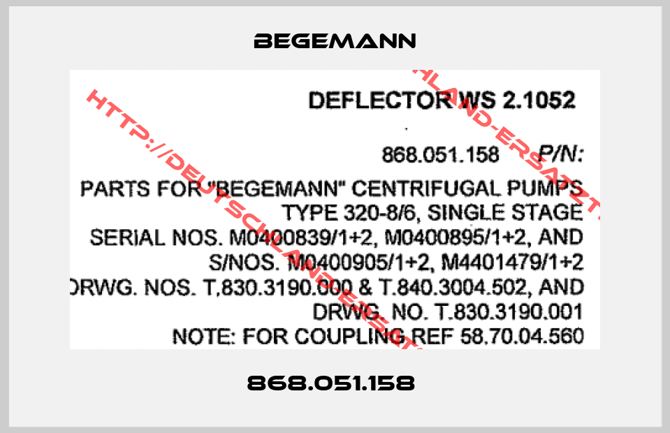 BEGEMANN-868.051.158 