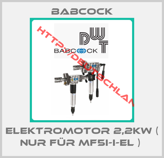 Babcock-Elektromotor 2,2kW ( nur für MF5i-I-EL ) 