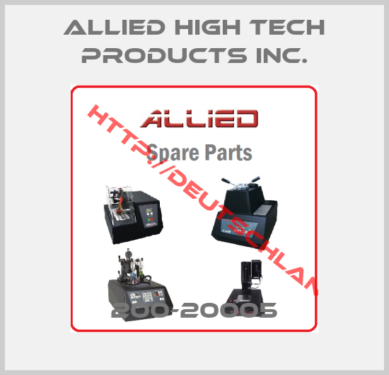 Allied High Tech Products Inc.-200-20005