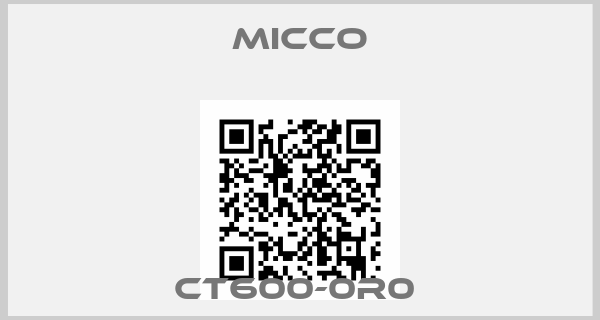 Micco-CT600-0R0 