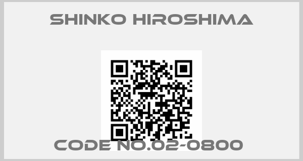 Shinko Hiroshima-Code No.02-0800 