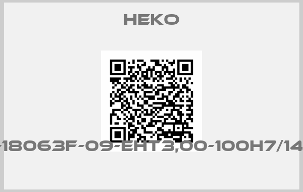 HEKO-VIA-C0363-18063F-09-EHT3,00-100H7/145H9-100S-4 