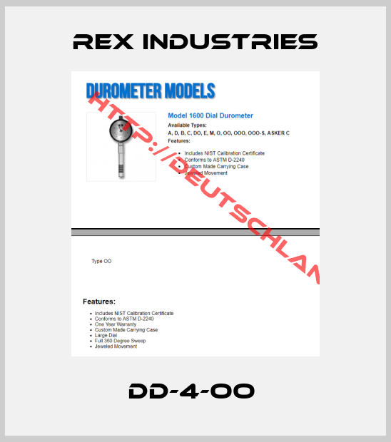 REX INDUSTRIES-DD-4-OO 