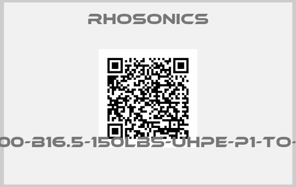 RHOSONICS-UWC-300-B16.5-150LBS-UHPE-P1-TO-SCHED 