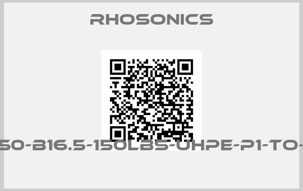 RHOSONICS-UWC-250-B16.5-150LBS-UHPE-P1-TO-SCHED 