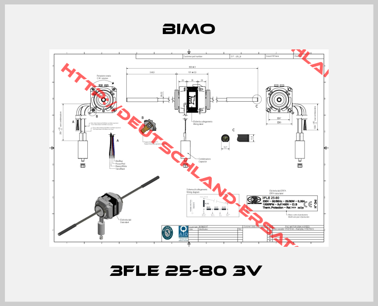 Bimo-3FLE 25-80 3V 