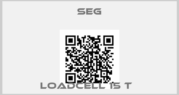SEG- Loadcell 15 t  