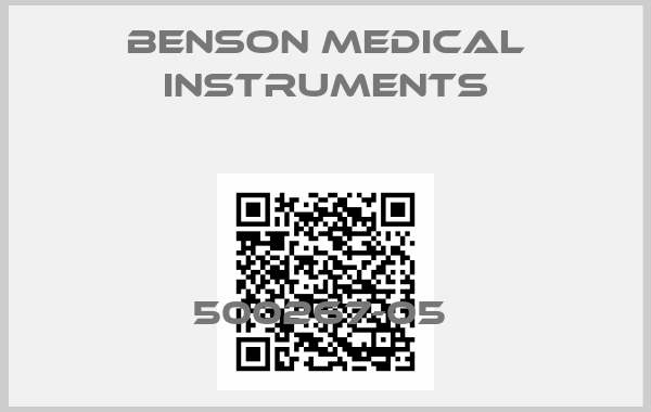 Benson Medical instruments-500267-05 
