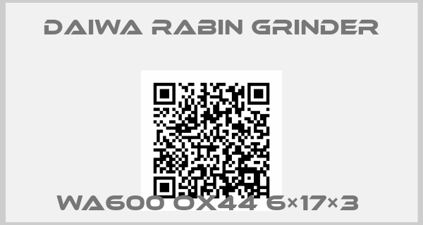 DAIWA RABIN Grinder-WA600 OX44 6×17×3 