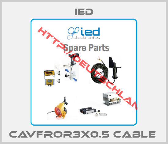 IED-CAVFROR3x0.5 cable 