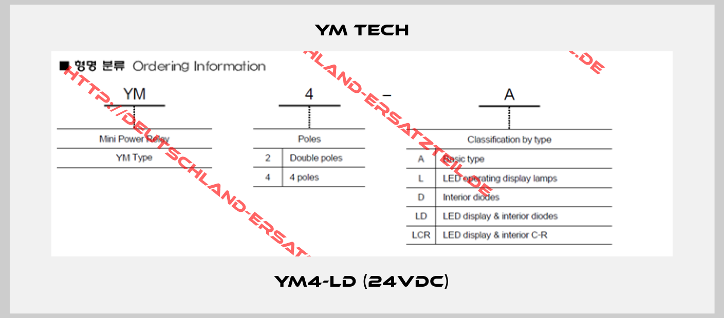 YM TECH-YM4-LD (24VDC)
