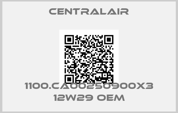 Centralair-1100.CA00250900X3 12W29 oem