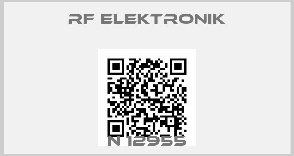 RF elektronik-N 12955
