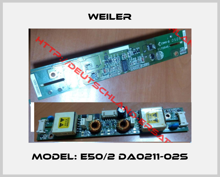 Weiler-Model: E50/2 DA0211-02S