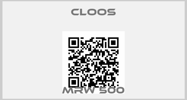 Cloos-MRW 500