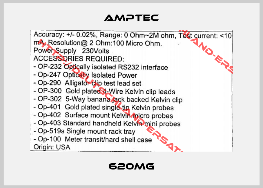 Amptec-620MG