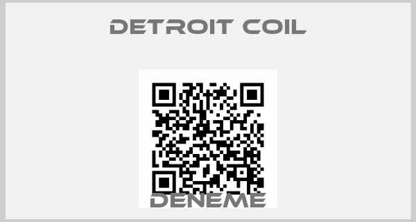 Detroit Coil-deneme